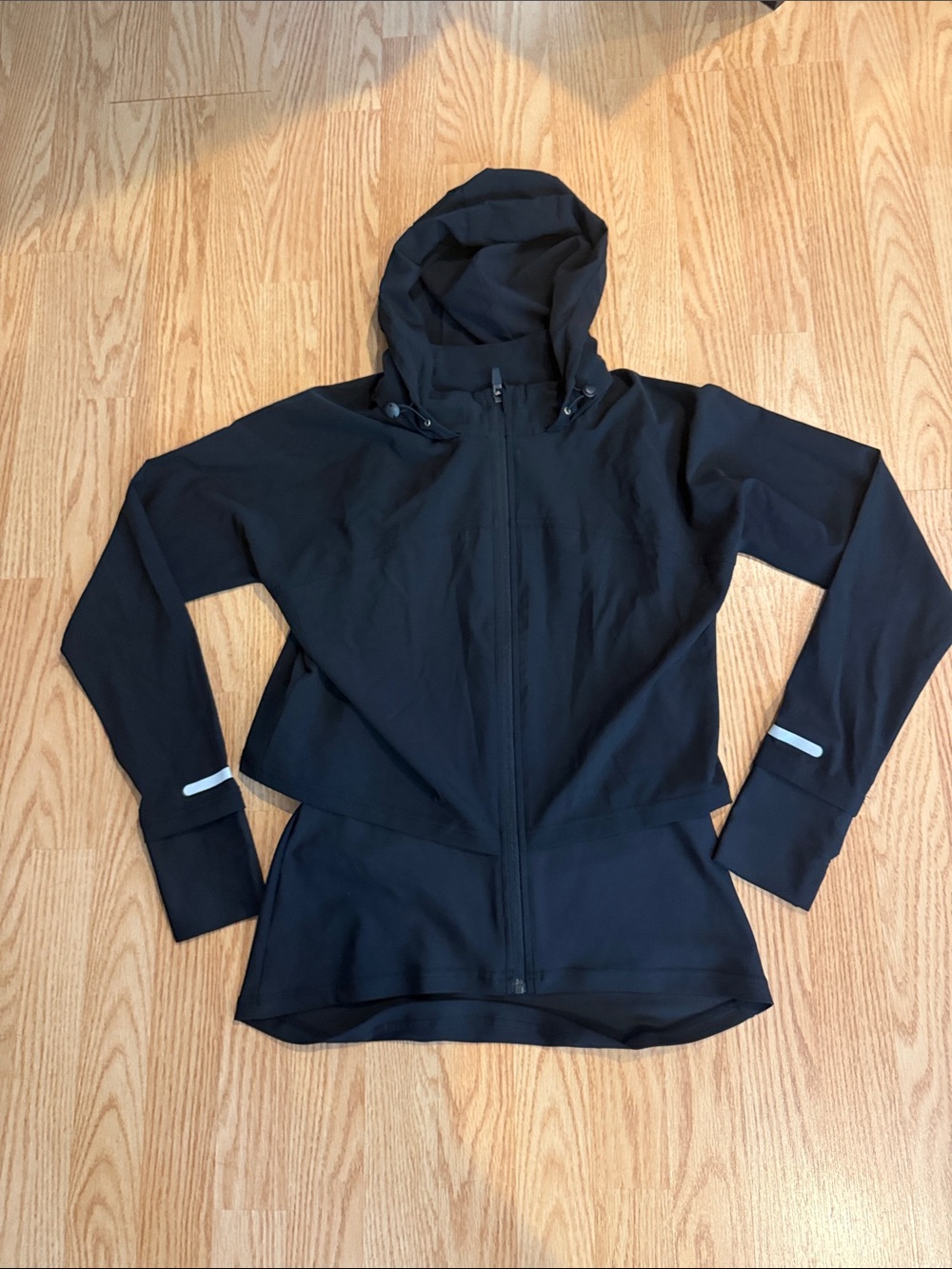 Sweaty Betty Black Hooded Women's Jacket - Lightweight Zip-Up